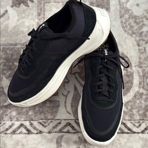 Sorel Black and White Women's Sneakers